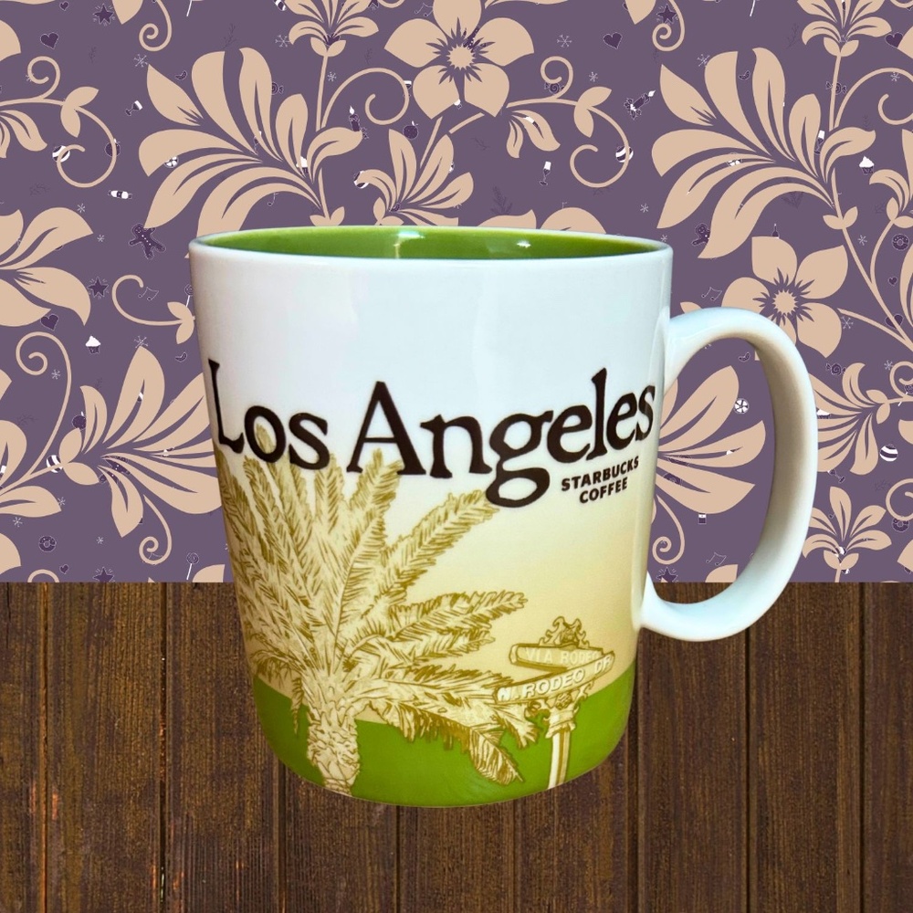 Starbucks Vintage Los Angeles Collector Series Coffee Mug, 16 oz Coffee Cup